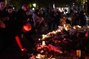 Anne Hidalgo At 2015 Attacks Commemoration - Paris