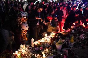 Anne Hidalgo At 2015 Attacks Commemoration - Paris