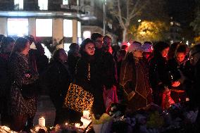 Anne Hidalgo At 2015 Attacks Commemoration - Paris