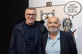 Exclusive - Philippe Geluck Exhibition Opens - Paris