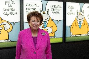 Exclusive - Philippe Geluck Exhibition Opens - Paris