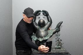 Exclusive - Philippe Geluck Exhibition Opens - Paris