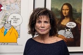 Exclusive - Philippe Geluck Exhibition Opens - Paris