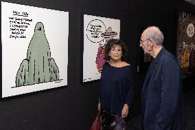 Exclusive - Philippe Geluck Exhibition Opens - Paris