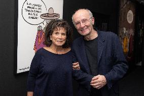 Exclusive - Philippe Geluck Exhibition Opens - Paris