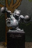 Exclusive - Philippe Geluck Exhibition Opens - Paris