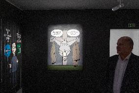 Exclusive - Philippe Geluck Exhibition Opens - Paris