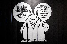 Exclusive - Philippe Geluck Exhibition Opens - Paris