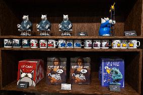 Exclusive - Philippe Geluck Exhibition Opens - Paris