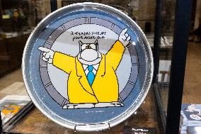 Exclusive - Philippe Geluck Exhibition Opens - Paris