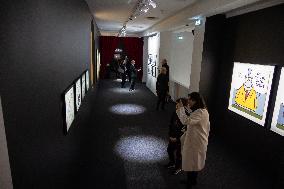 Exclusive - Philippe Geluck Exhibition Opens - Paris