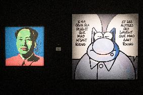 Exclusive - Philippe Geluck Exhibition Opens - Paris
