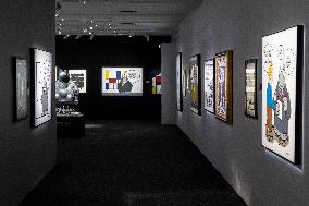 Exclusive - Philippe Geluck Exhibition Opens - Paris