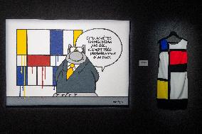 Exclusive - Philippe Geluck Exhibition Opens - Paris