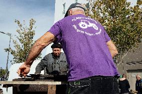 Farmers Mobilize Against Macron In Toulouse - France