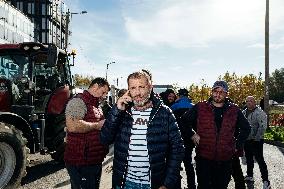 Farmers Mobilize Against Macron In Toulouse - France