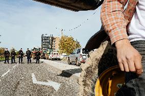 Farmers Mobilize Against Macron In Toulouse - France