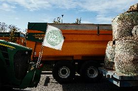 Farmers Mobilize Against Macron In Toulouse - France