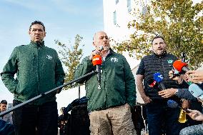 Farmers Mobilize Against Macron In Toulouse - France