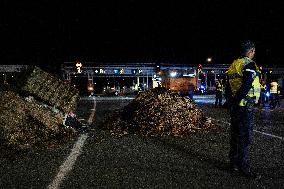 Farmers Mobilize Against Macron In Toulouse - France