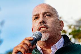 Farmers Mobilize Against Macron In Toulouse - France