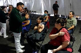 Vaccination Program Against Covid-19 and Influenza - Mexico City