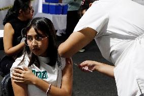 Vaccination Program Against Covid-19 and Influenza - Mexico City