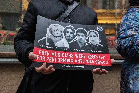 Picket âMusic Is Not a Crimeâ