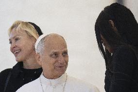 Naomi Campbell Meets Pope Leo XIV - Vatican