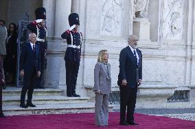 Intergovernmental Summit Italy Albania - Rome