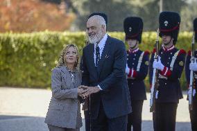 Intergovernmental Summit Italy Albania - Rome