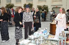 Infanta Elena Visits Nuevo Futuro 2025 Flea Market - Madrid