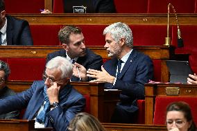 Suspension Of Pension Reform At The National Assembly - Paris