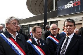 Tribute to Victims of November 13 Outside the Stade De France Stadium - Paris