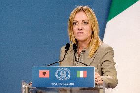 Intergovernmental Summit Italy Albania - Rome