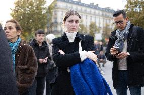 13 november memorial at the Place de la Republique - Paris