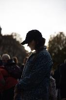 13 november memorial at the Place de la Republique - Paris