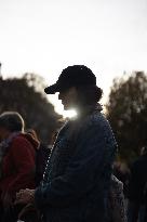 13 november memorial at the Place de la Republique - Paris