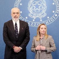 Intergovernmental Summit Italy Albania - Rome
