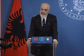 Intergovernmental Summit Italy Albania - Rome