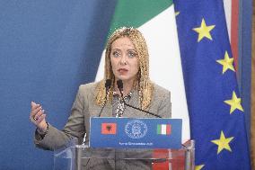 Intergovernmental Summit Italy Albania - Rome