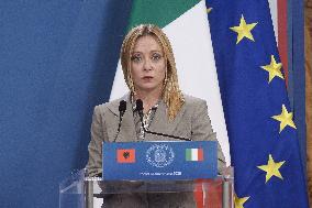 Intergovernmental Summit Italy Albania - Rome