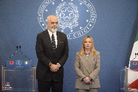 Intergovernmental Summit Italy Albania - Rome