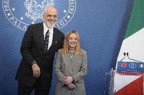 Intergovernmental Summit Italy Albania - Rome