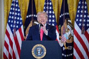 Donald Trump Signs Fostering the Future Executive Order - Washington