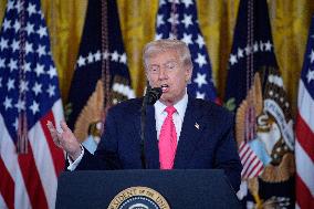 Donald Trump Signs Fostering the Future Executive Order - Washington