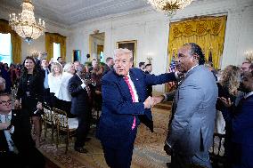 Donald Trump Signs Fostering the Future Executive Order - Washington