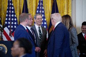 Donald Trump Signs Fostering the Future Executive Order - Washington