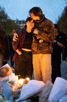 13 november memorial at the Place de la Republique - Paris