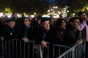 13 november memorial at the Place de la Republique - Paris